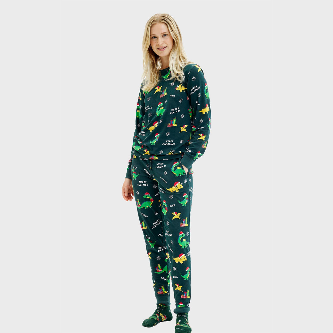 Mune | Dino Christmas Pajamas Women