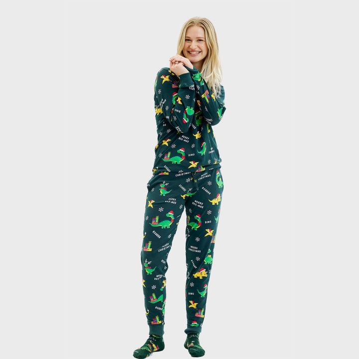 Mune | Dino Christmas Pajamas Women