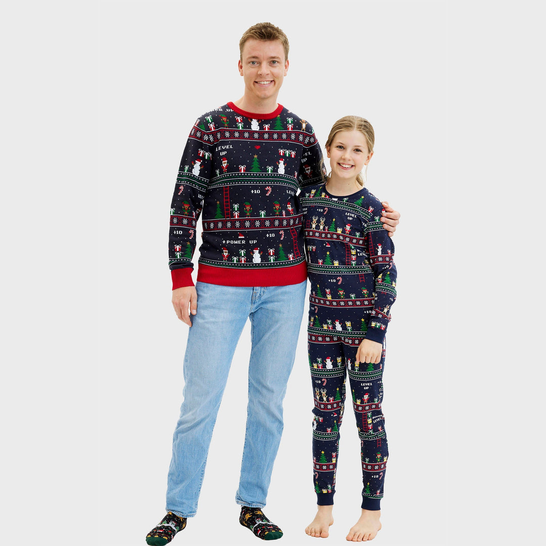 Mune | Vintage Gamer Christmas Pajamas Women