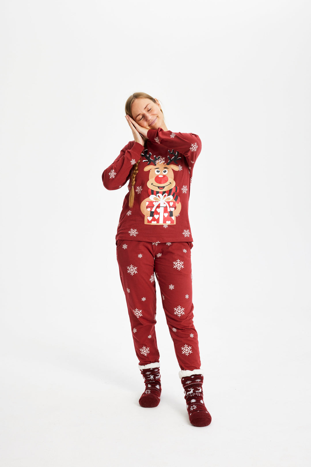 Mune | Rudolf's Sweet Christmas Pajama Red Women's