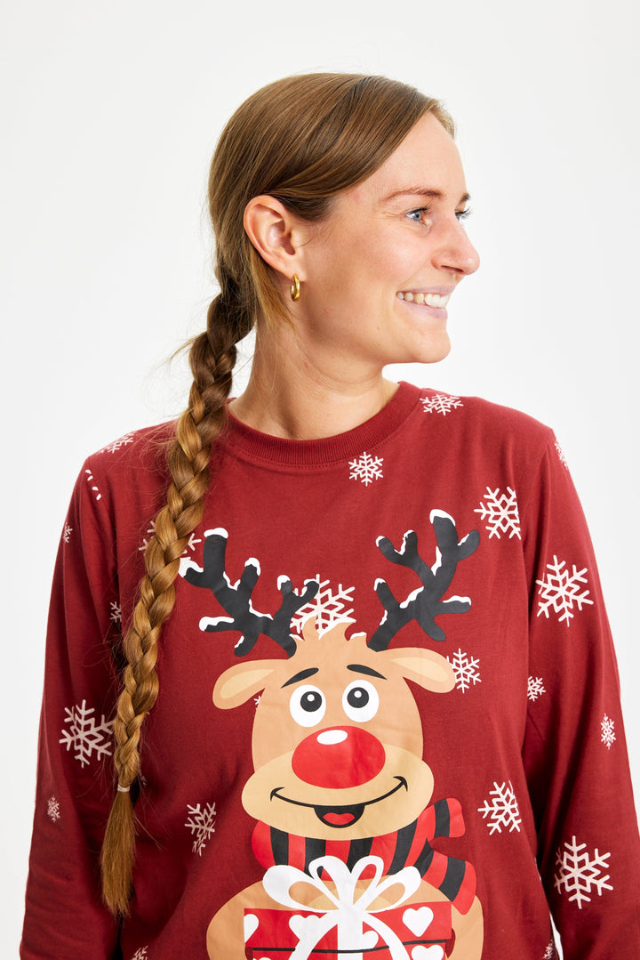 Mune | Rudolf's Sweet Christmas Pajama Red Women's