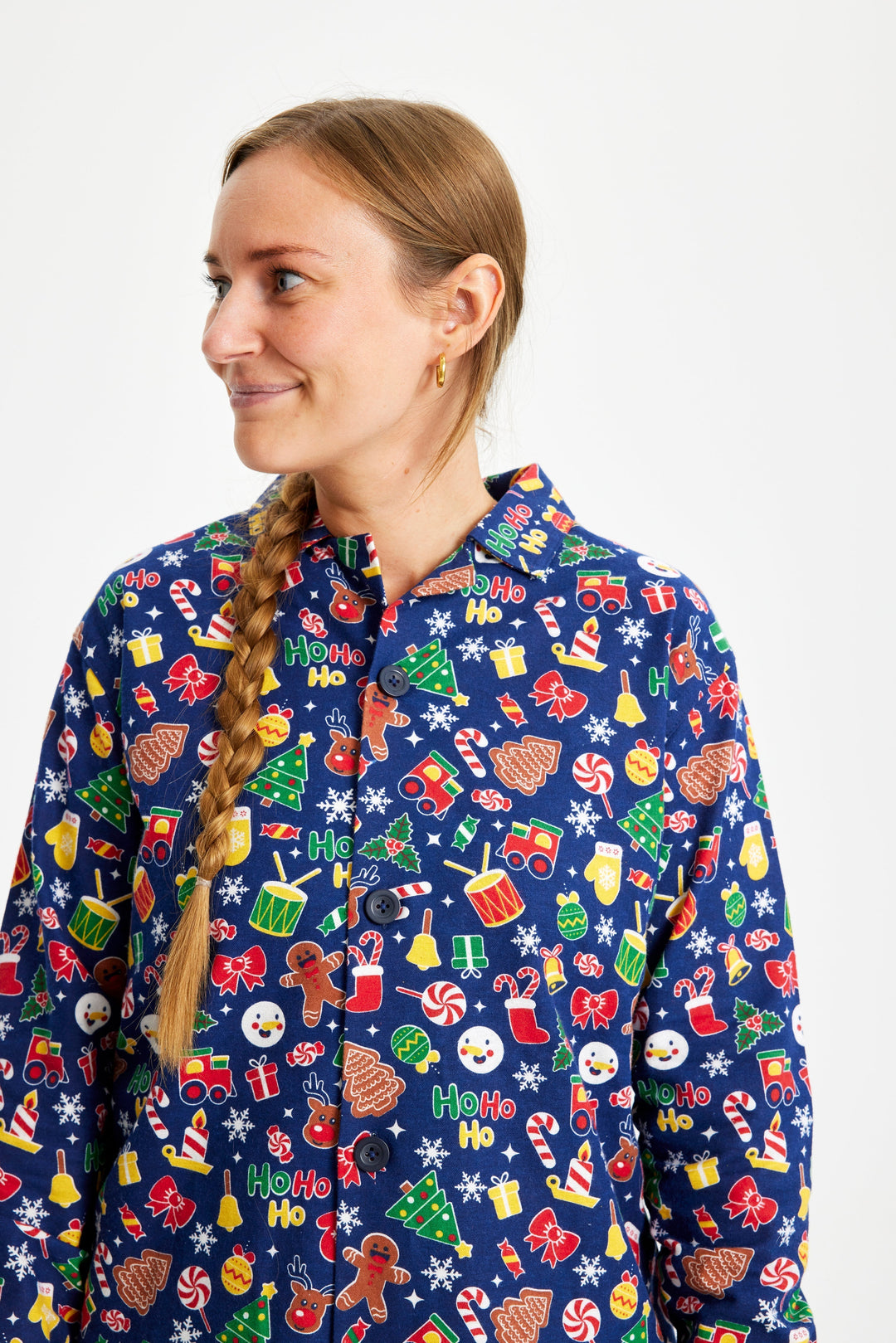 Mune | Crazy Christmas Pajama Flannel Blue Women