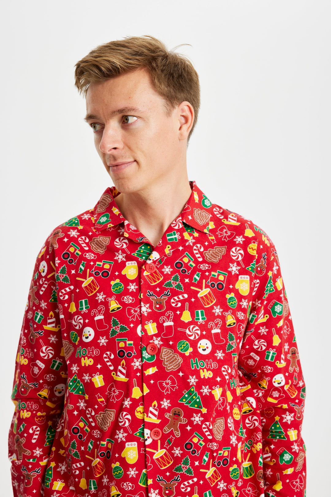 Mune | Crazy Christmas Pajama Flannel Red Men's