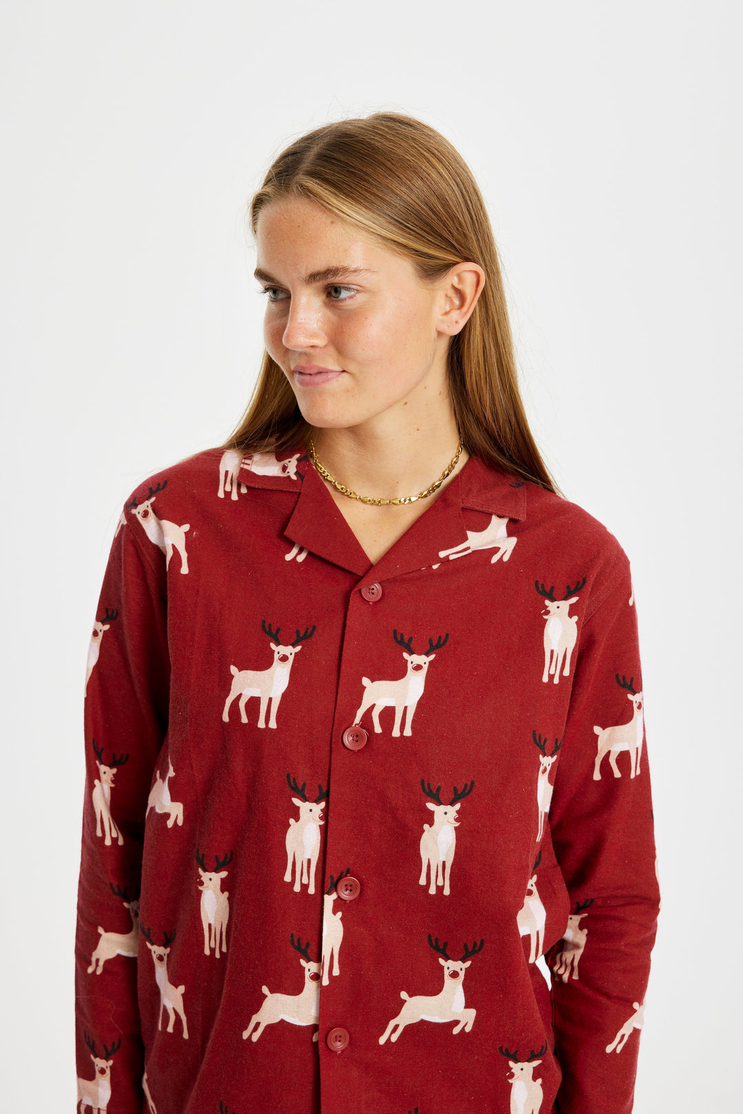 Mune | Reindeer Christmas Pajama Flannel Women