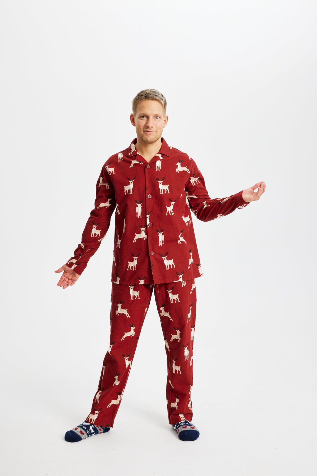 Mune | Reindeer Christmas Pajama Flannel Men's