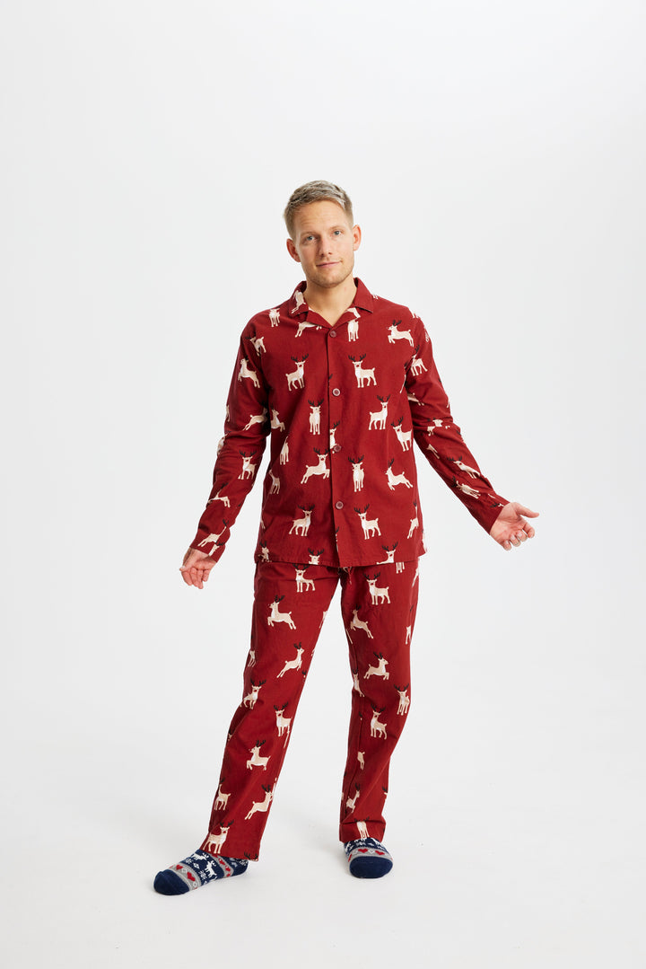 Mune | Reindeer Christmas Pajama Flannel Men's