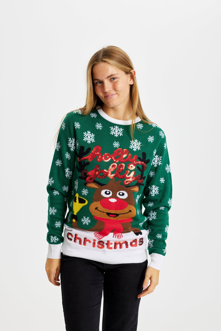 Mune | Holly Jolly Christmas Christmas Sweater Women