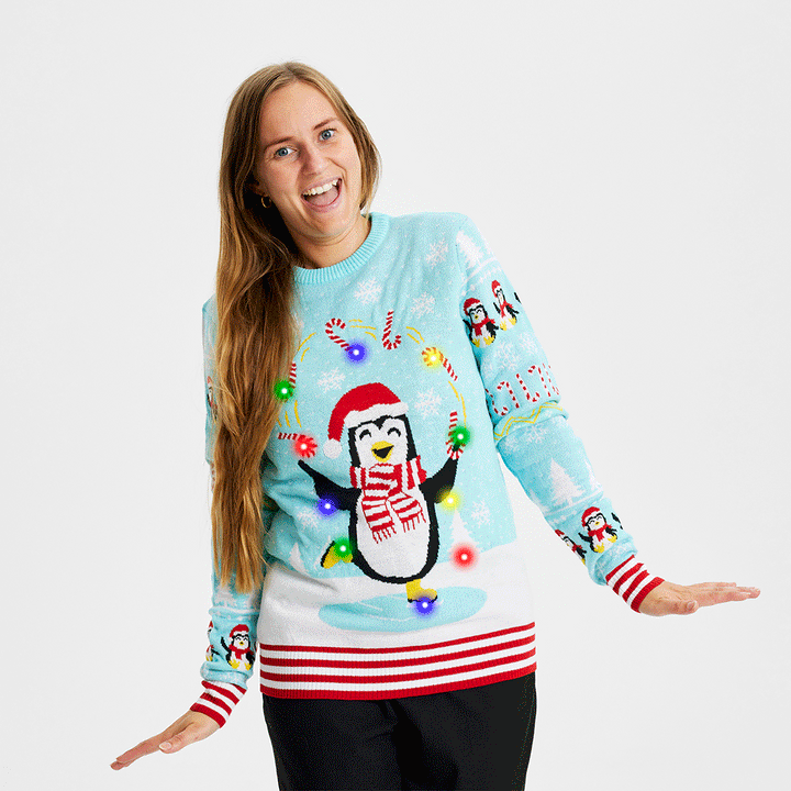 Mune | Pingos Christmas Sweater LED Women