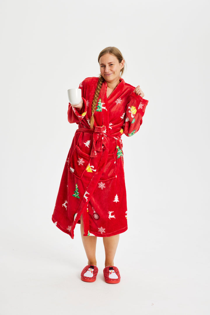 Mune | Bathrobe Red