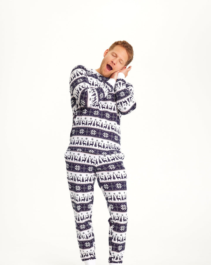 Mune | Reindeer Christmas Pajama Navy Men