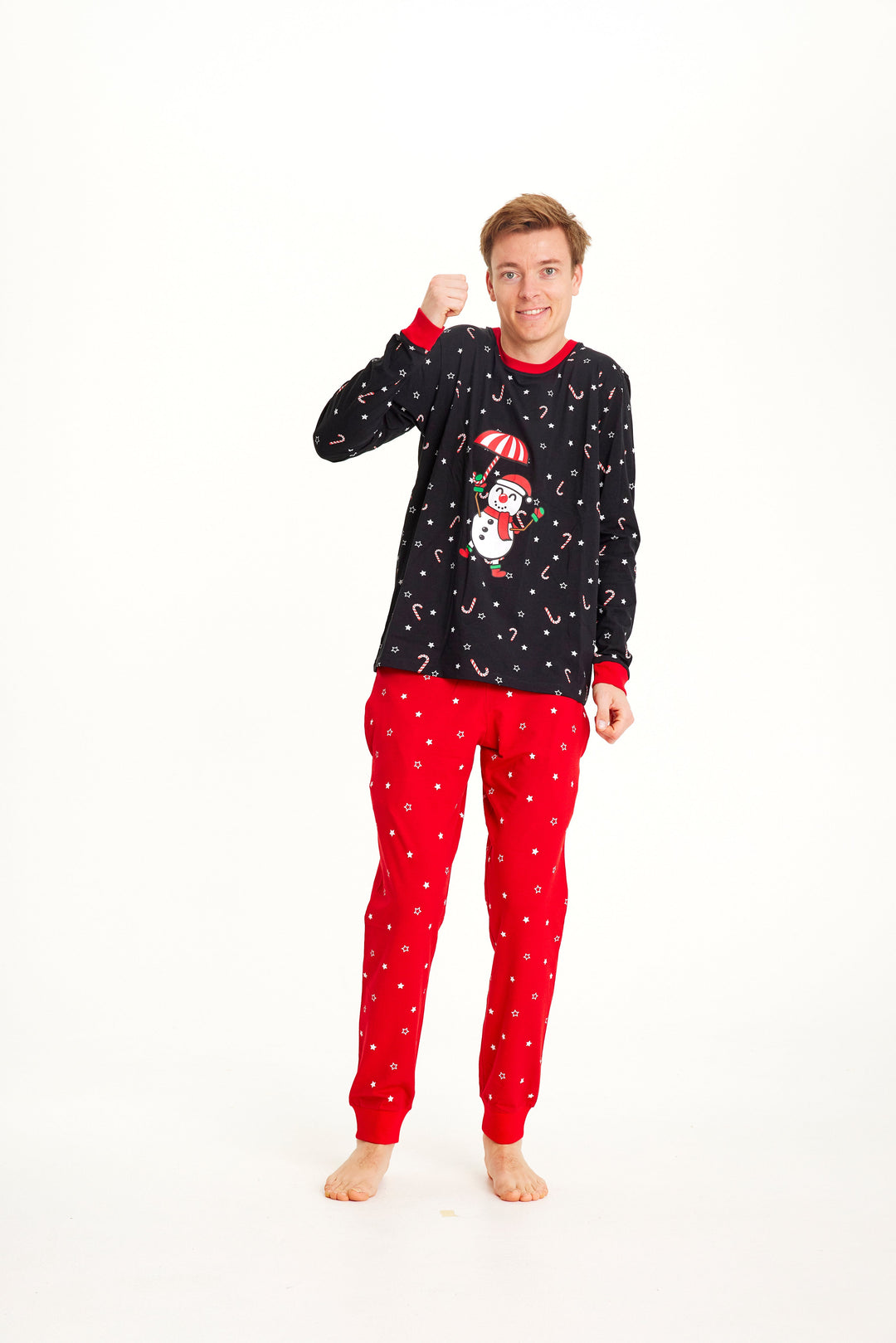 Mune | Flying Snowman Christmas Pajamas Men's