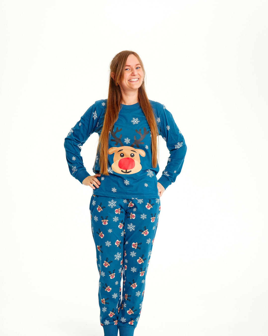 Mune | Rudolf's Christmas Pajamas Blue Women's