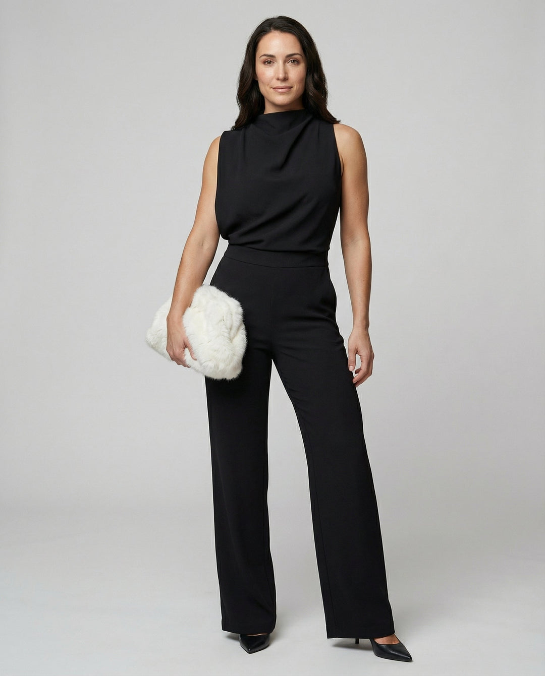 Overall with round neck
