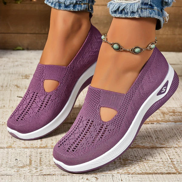 Women’s Breathable Slip-On Walking Sneakers