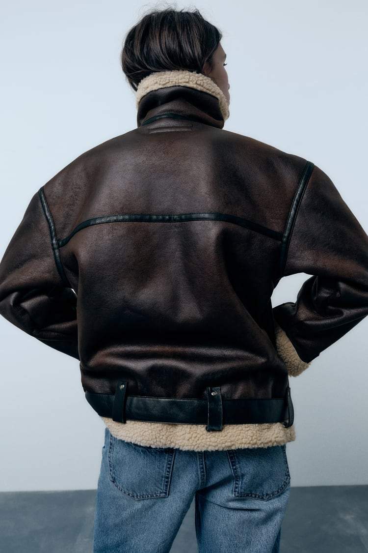 Mune | Jacket with Lapel made of Synthetic Material