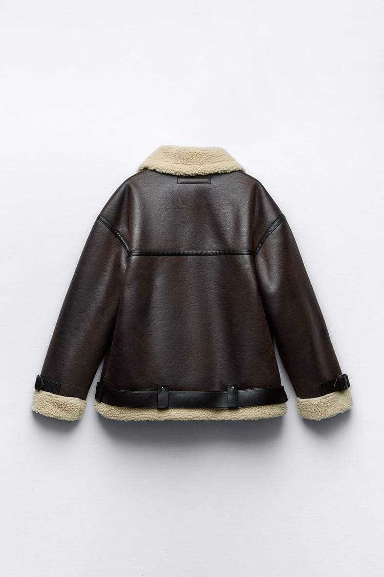 Mune | Jacket with Lapel made of Synthetic Material