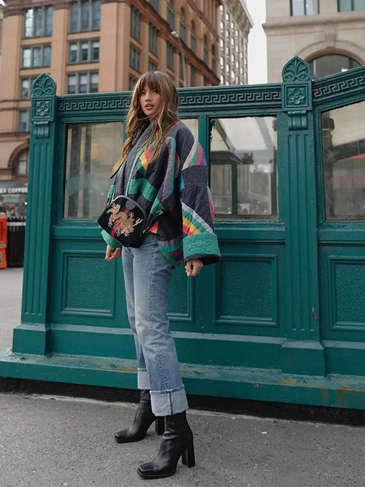 Mune | Jacket - Stylish Vintage Boho Jacket for Women with Unique Prints