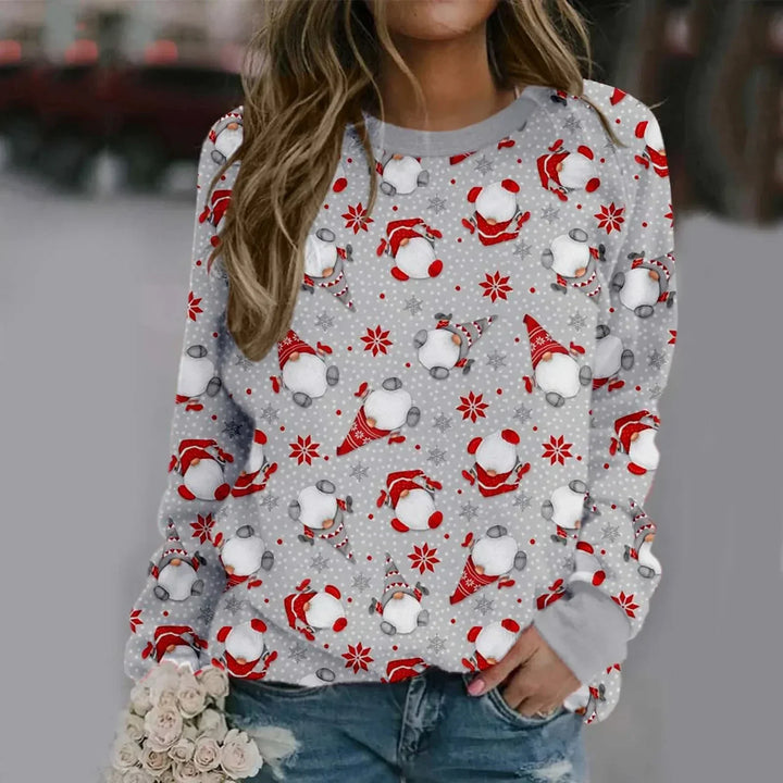 Mune | Sweatshirt with Santa print - Comfortable 3D Christmas sweater for the holidays