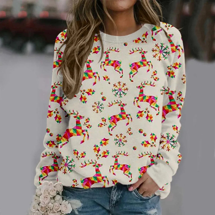 Mune | Sweatshirt with Santa print - Comfortable 3D Christmas sweater for the holidays