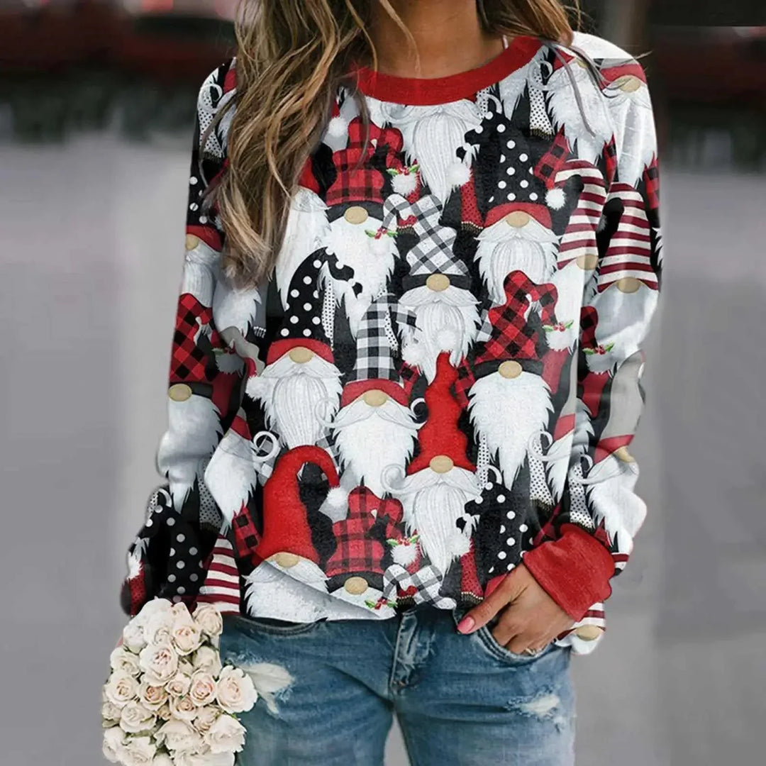 Mune | Sweatshirt with Santa print - Comfortable 3D Christmas sweater for the holidays