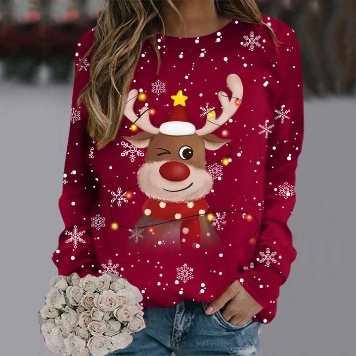 Mune | Christmas Sweater for Women - Soft 3D Reindeer Design & Warm Comfort for the Holidays