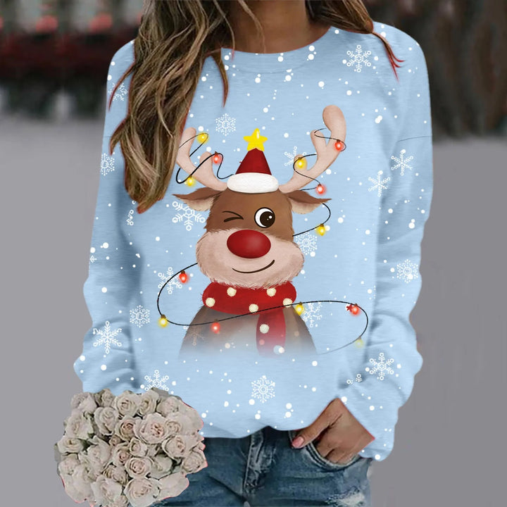 Mune | Christmas Sweater for Women - Soft 3D Reindeer Design & Warm Comfort for the Holidays