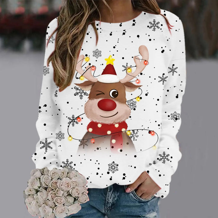 Mune | Christmas Sweater for Women - Soft 3D Reindeer Design & Warm Comfort for the Holidays