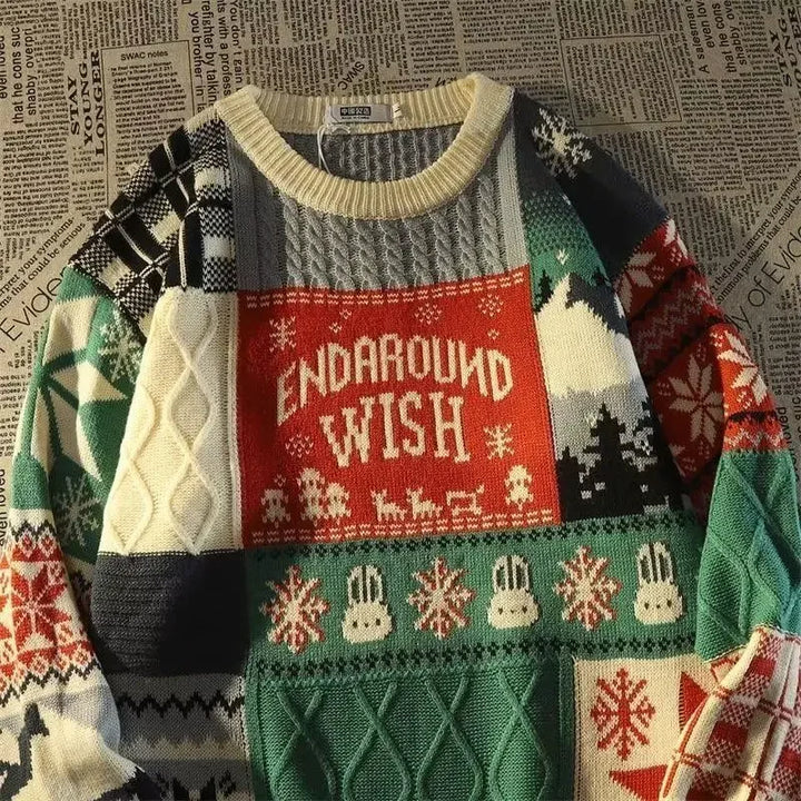 Mune | Festival Christmas Sweater with Long Sleeves - warm & stylish sweater for men and women