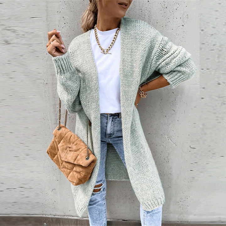 Mune | Women's Long Cardigan with Long Sleeves and Open Front