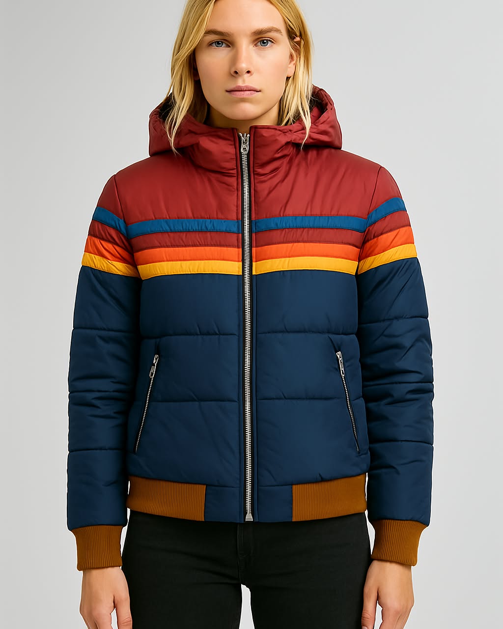 Mune | Women's Retro Rain Jacket with Hood