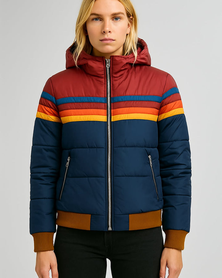 Mune | Women's Retro Rain Jacket with Hood