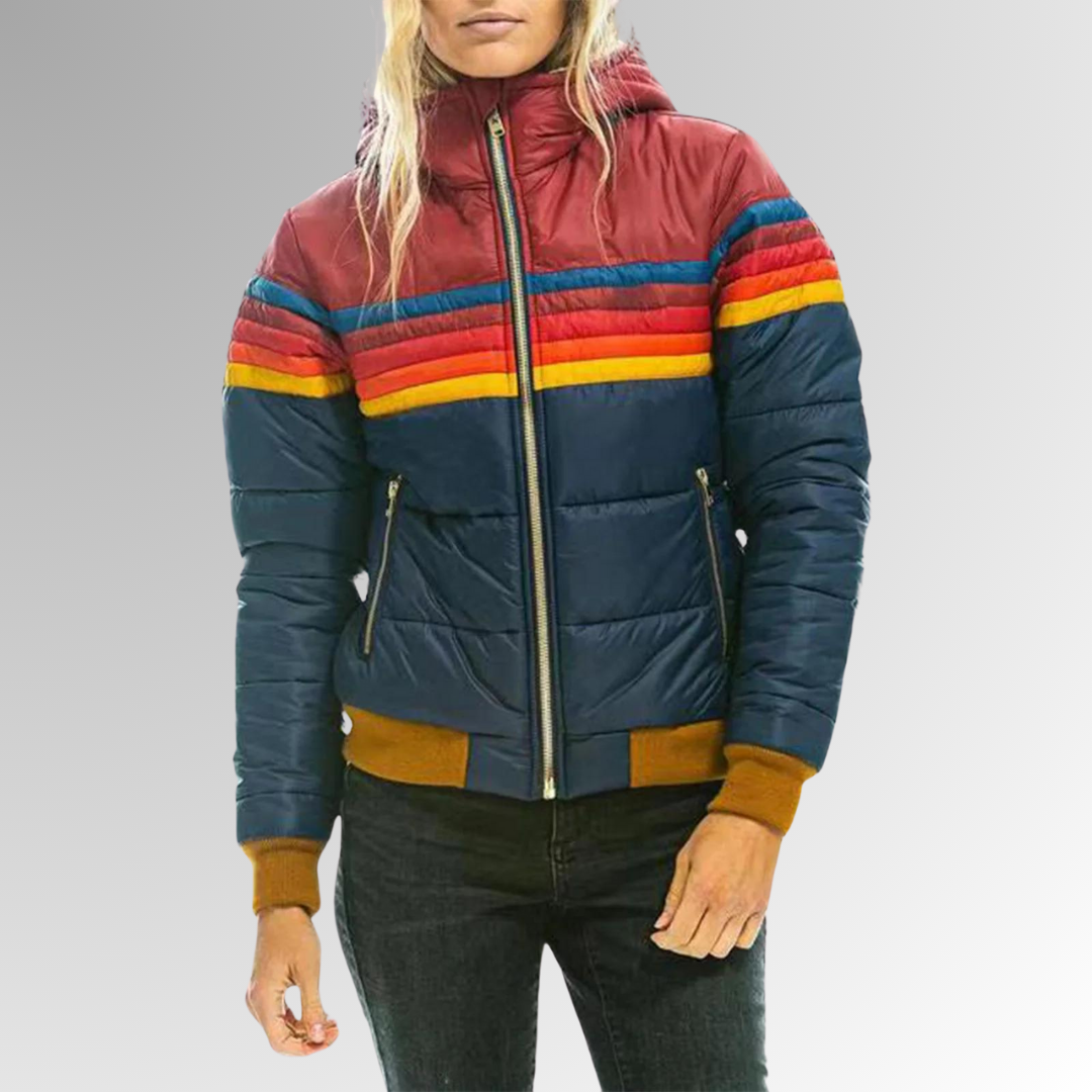 Mune | Women's Retro Rain Jacket with Hood