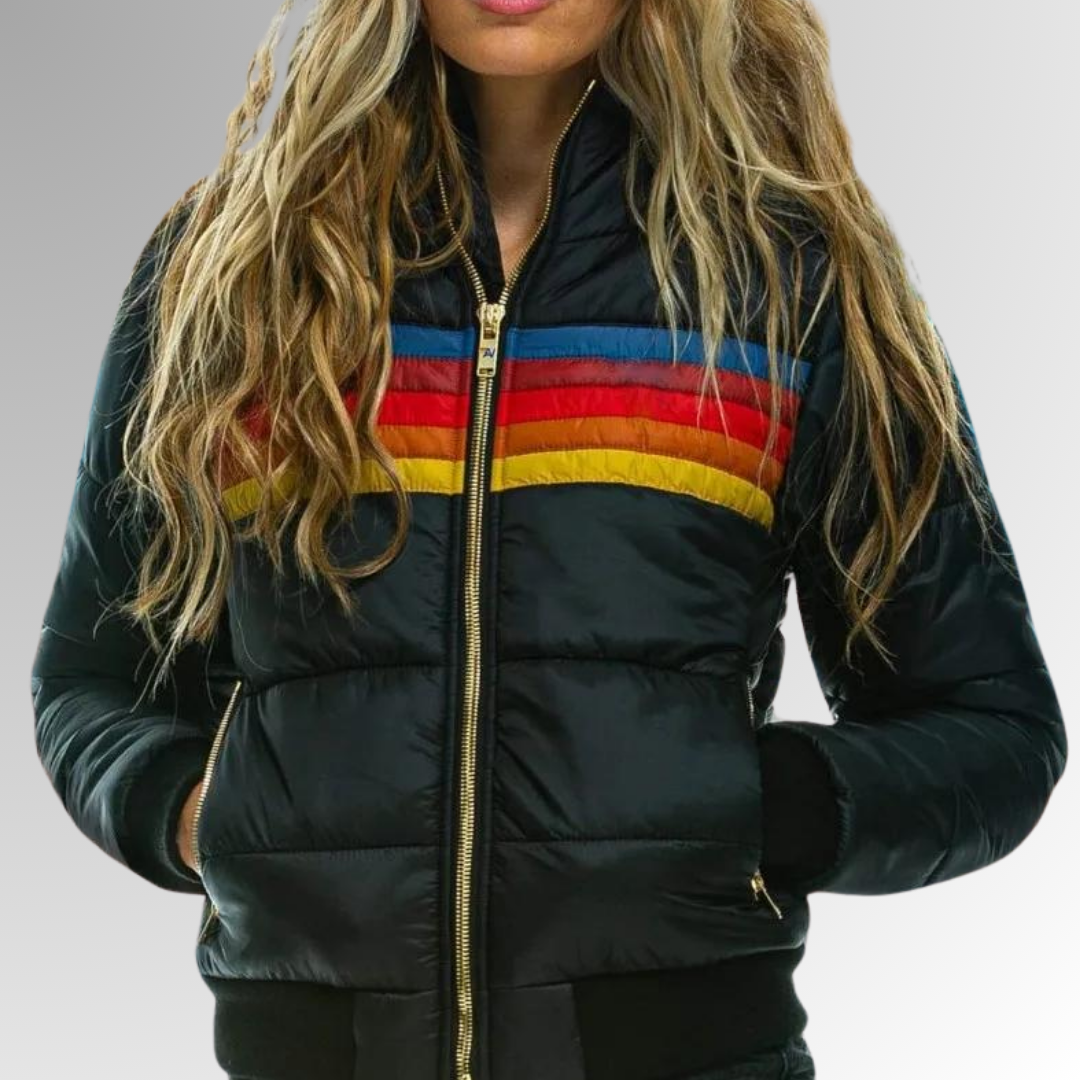 Mune | Women's Retro Rain Jacket with Hood
