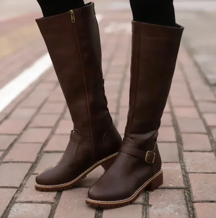 Mune | Women's Shoes with Buckle Block Heeled Shoes