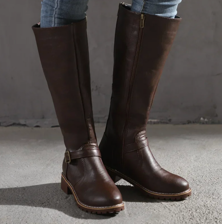 Mune | Women's Shoes with Buckle Block Heeled Shoes