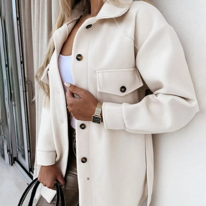 Mune | Women's Short Winter Jacket with Button Closure and Breast Pockets