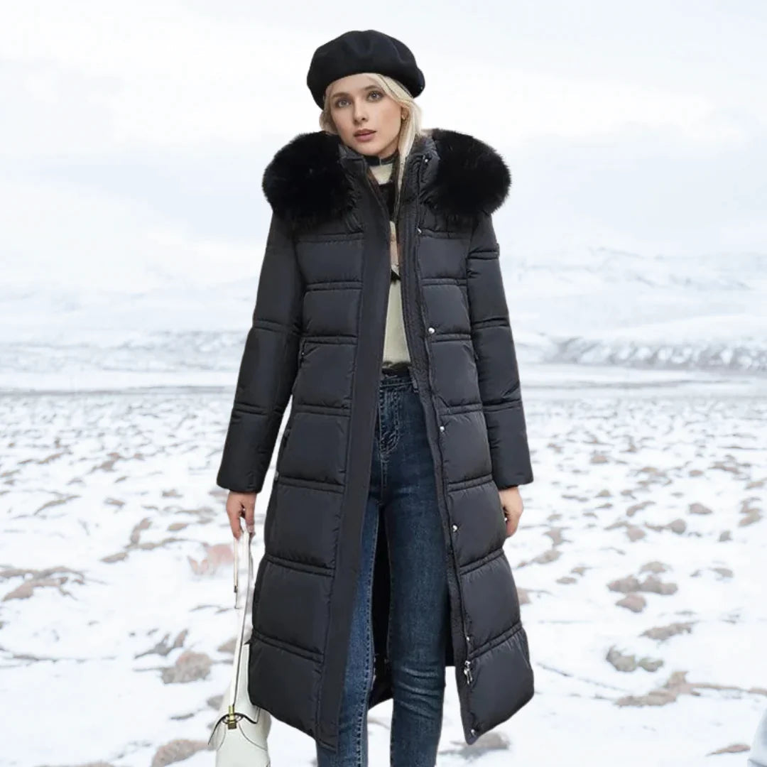 Mune | Women's Winter Jacket Warm Lined Jacket with Faux Fur Collar