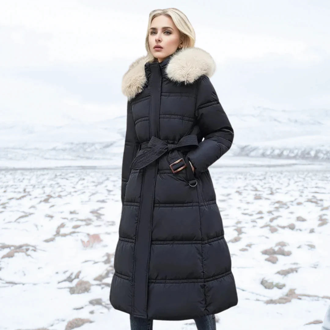 Mune | Women's Winter Jacket Warm Lined Jacket with Faux Fur Collar