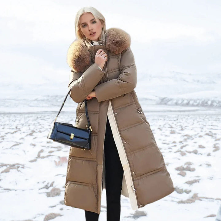 Mune | Women's Winter Jacket Warm Lined Jacket with Faux Fur Collar