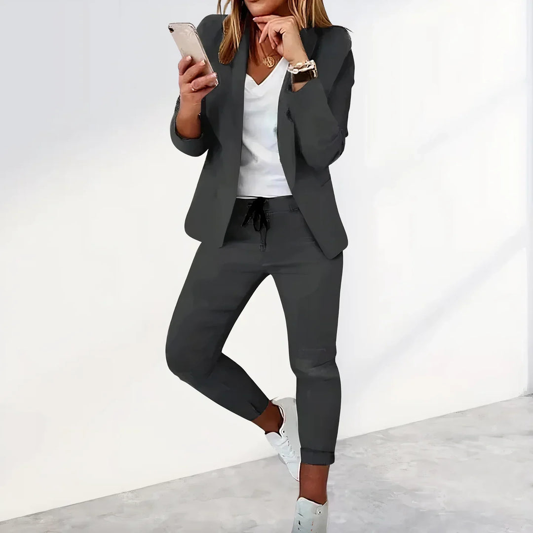 Mune Fashion | Casual Blazer and Jogging Pants Set