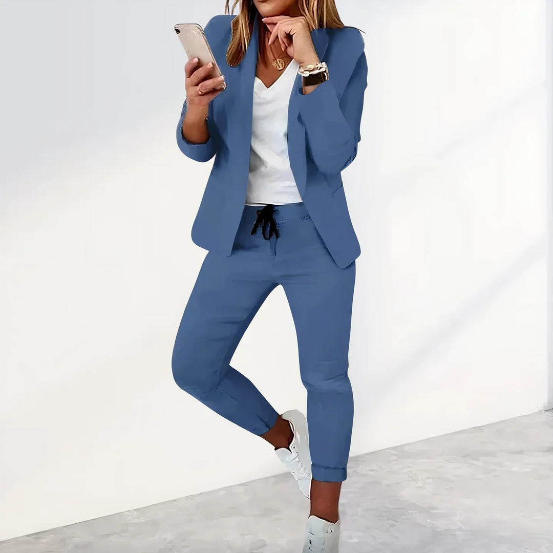 Mune Fashion | Casual Blazer and Jogging Pants Set