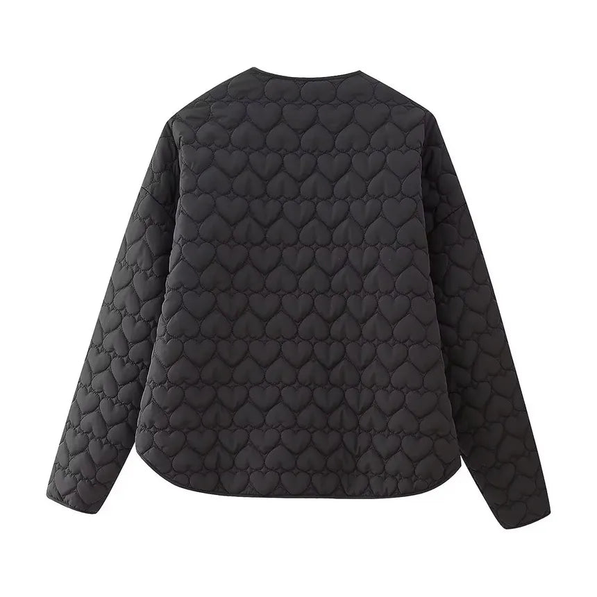 Mune | Padded vests with heart pattern