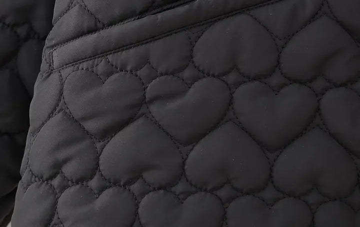Mune | Padded vests with heart pattern