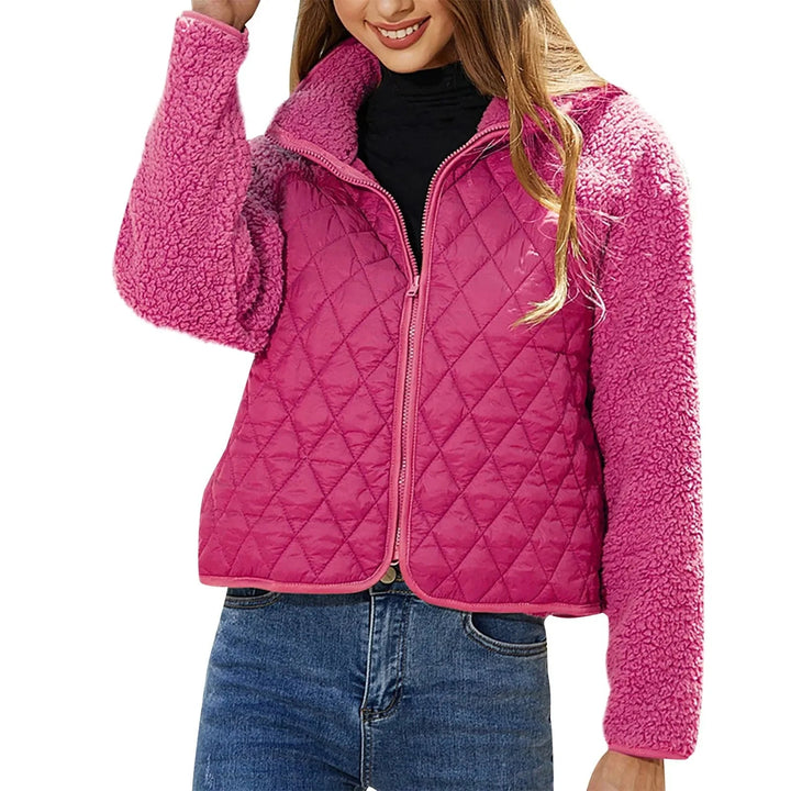 Mune | Women's Quilted Jacket with Zipper and Long Sleeves