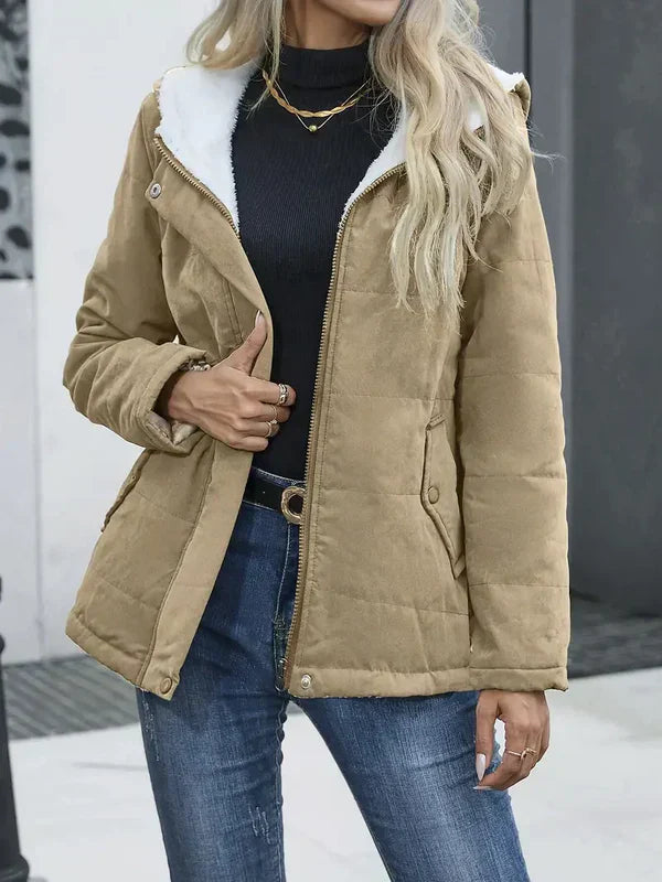 Mune | Women's Elegant Winter Jacket with Hood and Pockets