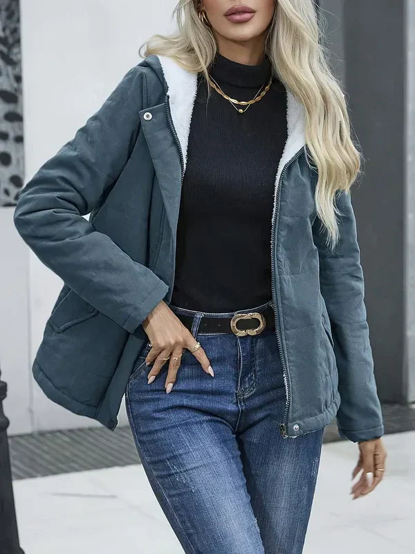 Mune | Women's Elegant Winter Jacket with Hood and Pockets