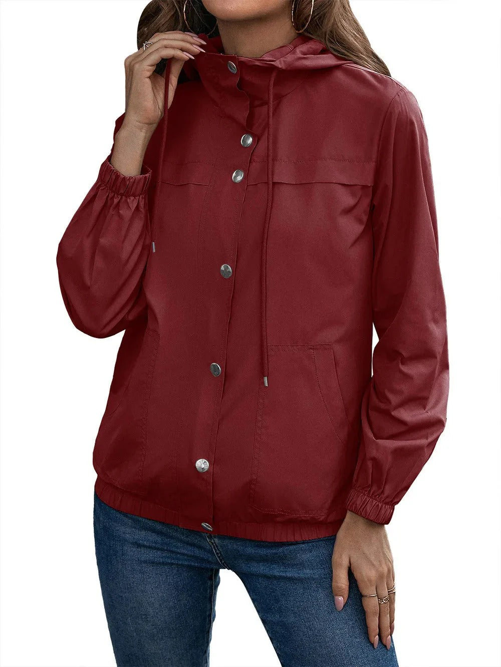 Mune | Women's Lightweight Rain Jacket with Hood and Relaxed Fit