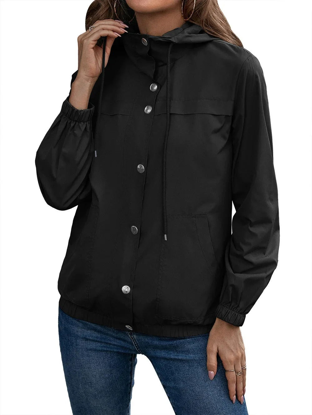 Mune | Women's Lightweight Rain Jacket with Hood and Relaxed Fit