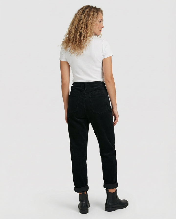 Casual corduroy pants ladies comfort