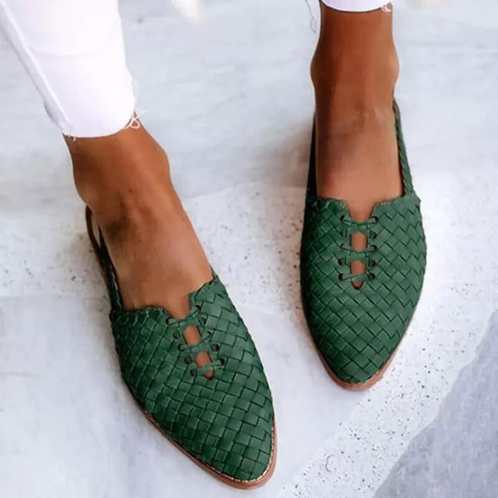 Handwoven leather sandals Mune Fashion